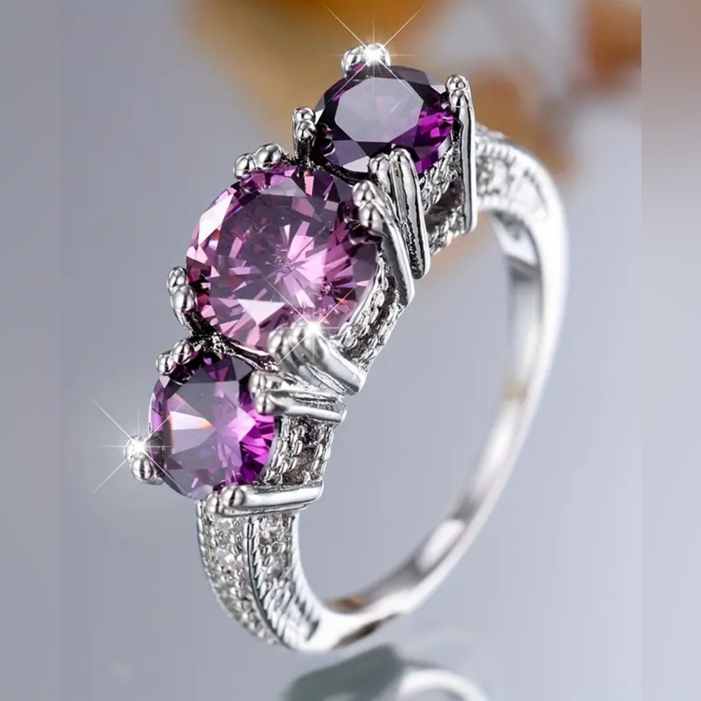 Beautiful amethyst ring